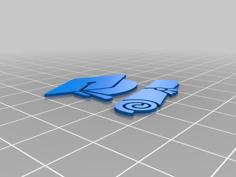 Graduation Bookmark 3D Printer Model