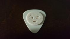 Winky Emoji Guitar Pick 3D Printer Model