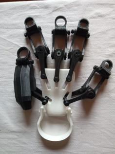 Full 3D Printed Exoeskeleton Hand 3D Printer Model