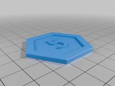 GraviTrax Clock/Counting Landing Pads 3D Printer Model