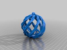 Spiral Christmas Ornament REMIXED 3D Printer Model