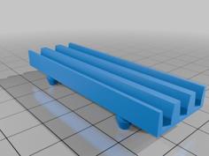 RBF Pinball Flipper Rail Slide Guide Backbox 3D Printer Model