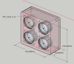 Compact-speaker-2×2 3D Printer Model