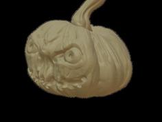 Creepy Halloween Pumpkin Sculpt 3D Printer Model