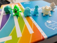 Mini Cute Creature Pack 3D Printer Model