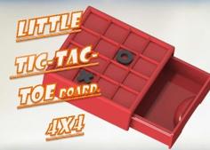 Tic-Tac-Toe 4X4 3D Printer Model