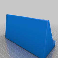 Simple Mobile Phone Stand 3D Printer Model