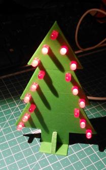 Christmas Tree With LEDs 3D Printer Model