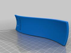 Basic Shoe Horn 3D Printer Model