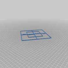 Test Level Bed 165 X 3 Mm 3D Printer Model