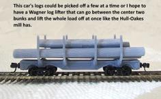 N Scale Logging Car With High Bunks… 3D Printer Model