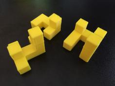 Printable Interlocking Puzzle Remix 3D Printer Model