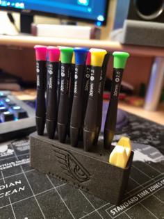 Small Screwdriver Holder With Magnet 3D Printer Model