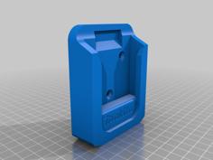 Makita 18v Battery Holder (Wall Mount) 3D Printer Model