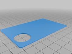 Tile Slim Button Cover 3D Printer Model