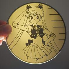 Translucent Sailor Moon Coaster 3D Printer Model