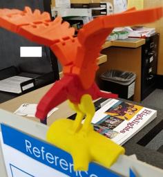 Flexi Eagle On Branch 3D Printer Model