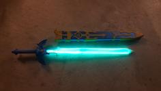 Glowing Master Sword REMIX 3D Printer Model