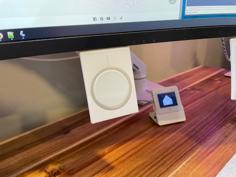 MagSafe Charging Under-Monitor Mount (Apple IPhone) 3D Printer Model