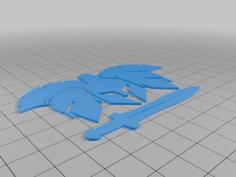 Spartan Logo 3D Printer Model