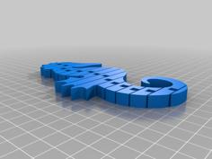 Articulated Sea Horse 3D Printer Model