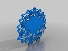 Chinese Inspired Floral Pattern 3D Printer Model