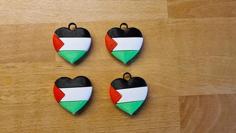 Heart Shapped Palestine Flag 3D Printer Model