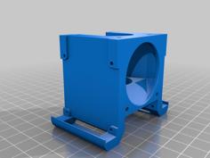 [Tevo Little Monster] Triple 4010 Fan Duct 3D Printer Model