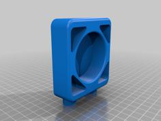 HCW Nikon Lens Holder For Honeycomb Wall 3D Printer Model