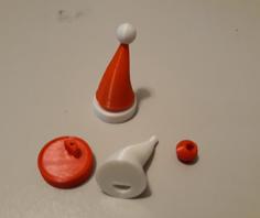 Santa Hat Magnetic 3D Printer Model