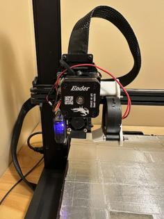 Ender 3 V3 SE 5015 Fan Duct Extended Remix 3D Printer Model