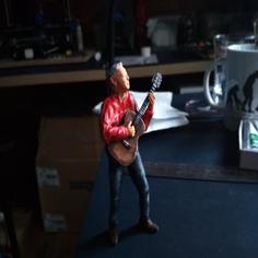 Tommy Emmanuel Figurine 3D Printer Model