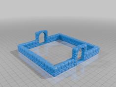 Keep The Heroes Out! – Dungeon Walls And Doors Overlays 3D Printer Model