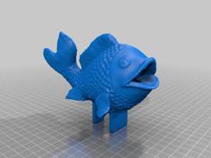 Fish Fountain 3D Printer Model