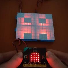 Stackable Microbit Led Matrix Magnifier 3D Printer Model