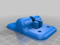 Camper RV Door Holder Complete 3pcs 3D Printer Model