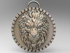 Lion’s Head Pendant 3D Printer Model