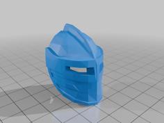 Bionicle Knight Mask 3D Printer Model