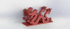 Dragon Napkin Holder 3D Printer Model