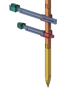 Modular Plant Support Stick 3D Printer Model