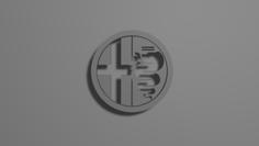 Alfa Romeo Logo 3D Printer Model