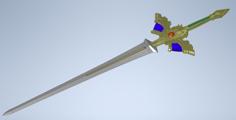 Binding Blade (Sword Of Seals) Full Size And Balanced 3D Printer Model