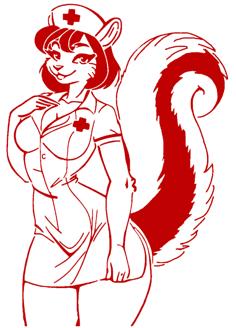 Squirrel Girl Stencil 3D Printer Model