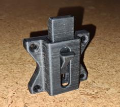 Print In Place Door Lock 3D Printer Model