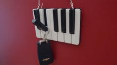 Piano Key Hanger 3D Printer Model