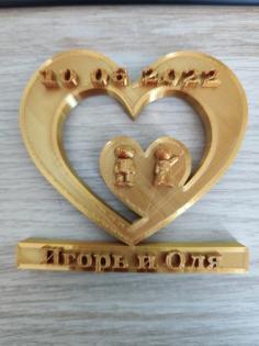 Igor And Olya Wedding Date 3D Printer Model