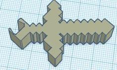 Flexi Rex Sword Addon 3D Printer Model