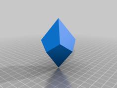 Tetragonal Trapezohedron 3D Printer Model