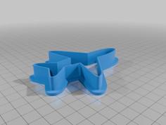 Airplane Cookiecutter 3D Printer Model