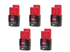 Milwaukee M12 5-1 Place 16Wh/2.0Ah Battery Storage Mount Holder (SKADIS) 3D Printer Model